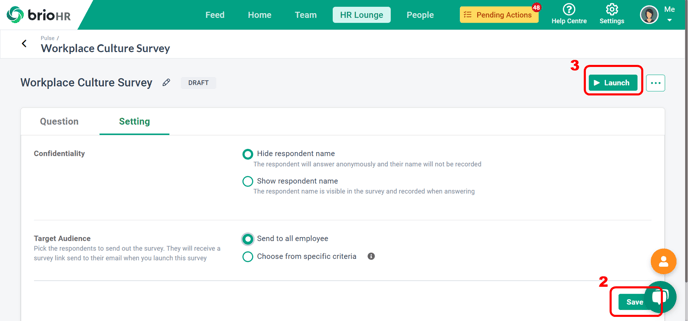 How to Create a New Survey in the Pulse Survey Module-14