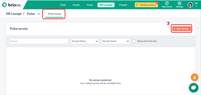 How to Create a New Survey in the Pulse Survey Module-2