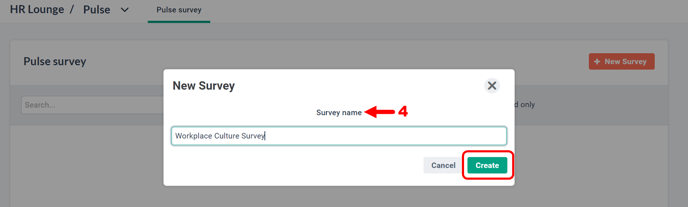 How to Create a New Survey in the Pulse Survey Module-3