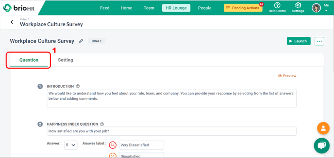 How to Create a New Survey in the Pulse Survey Module-4