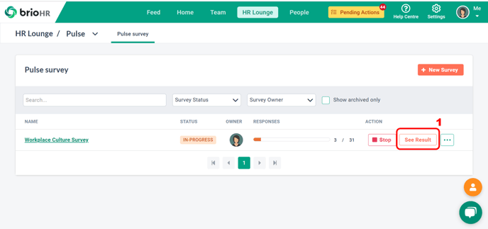 How to view the Pulse Survey results-2