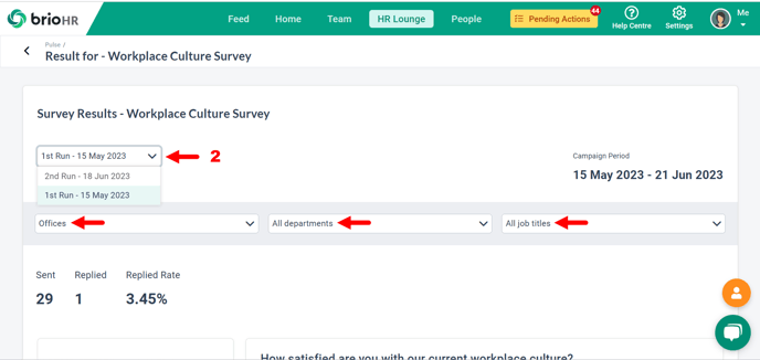 How to view the Pulse Survey results-3