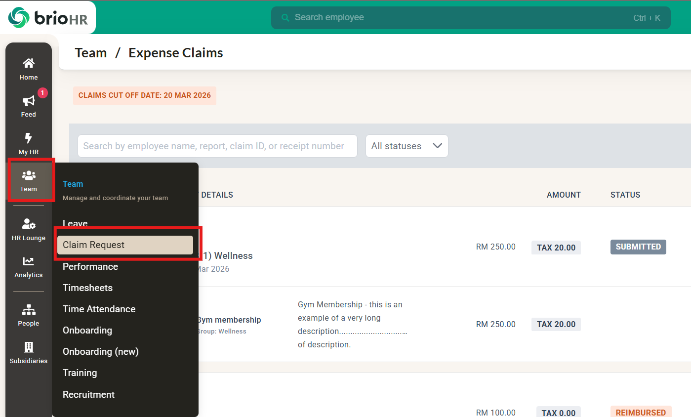 How Approvers and HR Can View Claim Attachments